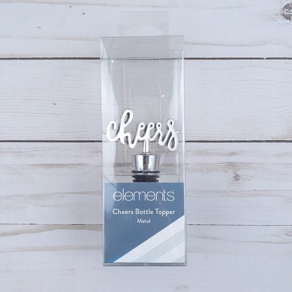 Elements Other - Elements Metal Wine Bottle Topper Cheers